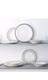 Noritake 12-Piece Bone China Dinner Set White/Gray Scroll, 4 Place Settings