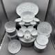 Noritake Alicia 5762 China Set 80 Pc Service for 12 With Serving Pieces Pristine