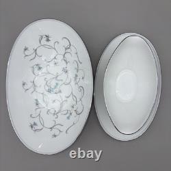 Noritake Alicia 5762 China Set 80 Pc Service for 12 With Serving Pieces Pristine