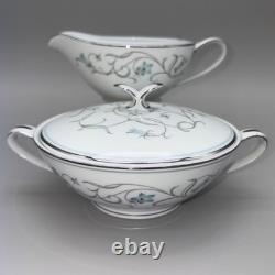 Noritake Alicia 5762 China Set 80 Pc Service for 12 With Serving Pieces Pristine
