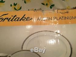 Noritake Austin Platinum 50-Piece Dinnerware Set Service for 8