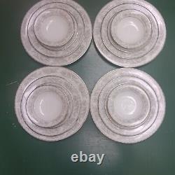 Noritake, BELMONT 5609 Dinnerware 4 Dinner, 4 Bread, 4 Salad, 4 Berry Bowls 16P