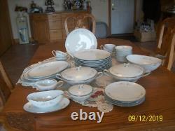 Noritake Bellemead Rose Pattern 6314 Vtg Grouping of 50 Porcelain China Pieces