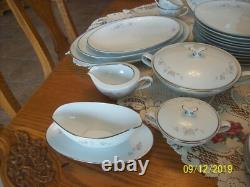 Noritake Bellemead Rose Pattern 6314 Vtg Grouping of 50 Porcelain China Pieces