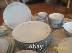 Noritake Bellemead Rose Pattern 6314 Vtg Grouping of 50 Porcelain China Pieces