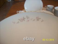 Noritake Bellemead Rose Pattern 6314 Vtg Grouping of 50 Porcelain China Pieces