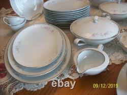 Noritake Bellemead Rose Pattern 6314 Vtg Grouping of 50 Porcelain China Pieces