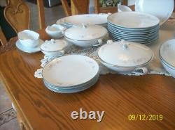 Noritake Bellemead Rose Pattern 6314 Vtg Grouping of 50 Porcelain China Pieces