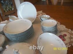 Noritake Bellemead Rose Pattern 6314 Vtg Grouping of 50 Porcelain China Pieces