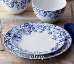 Noritake Bloomington Road 12-piece Indigo Floral Dinnerware Set Service for 4