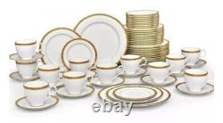 Noritake Charlotta Gold 12 -5 pieces setting 60 pieces New