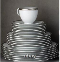 Noritake Charlotta Platinum 60-PC Dinnerware Set, Service for 12 New