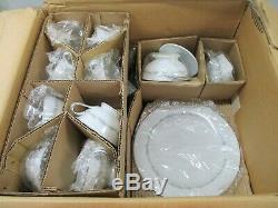 Noritake China Crestmont 6013 Japan NEW IOB Packaged Partial Set Dinnerware (AL)