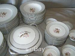 Noritake China Dinnerware Set 89 Piece Service for 12 with Serving #5547