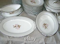 Noritake China Dinnerware Set 89 Piece Service for 12 with Serving #5547