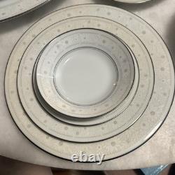 Noritake China Full China Set. BLANCHE 2082 Japan. Excellent Condition