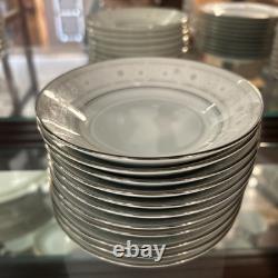 Noritake China Full China Set. BLANCHE 2082 Japan. Excellent Condition