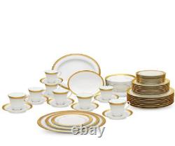 Noritake Classic Crestwood Gold 50-piece Dinnerware Value Set Service for 12
