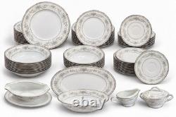 Noritake Colburn 6107 China Set 78 Pieces Service for 12 Serving Dishes No Cups