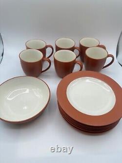 Noritake Colorwave Terra Cotta Stoneware Dinnerware Set 18-Piece Set