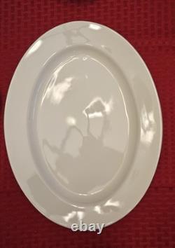 Noritake Commander White China Set 3/600 Made in Japan 8 Place Settings Mint