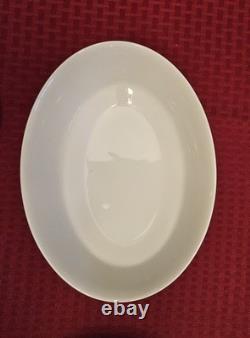 Noritake Commander White China Set 3/600 Made in Japan 8 Place Settings Mint