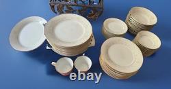 Noritake Dearest 2034 Contemporary Fine China 58 Pc Dinnerware Set Serving for 9