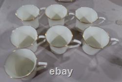 Noritake GOLDEN COVE Fine China Dinnerware Set service for 8 + serving (45pcs)