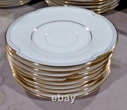 Noritake GOLDEN COVE Fine China Dinnerware Set service for 8 + serving (45pcs)
