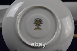 Noritake Graycliff 5861 Fine China Service for 10 Floral Platinum Trim