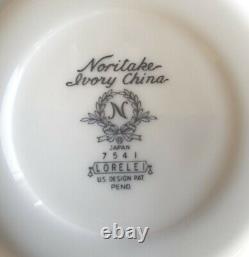 Noritake Ivory China 40 piece set of Lorelei 7541. Japan made vintage set