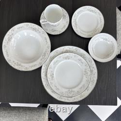 Noritake Patience #2964 China Dinnerware, 7 piece Place Setting, Service For 8