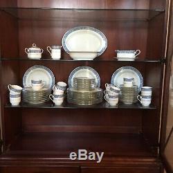 Noritake RANDOLPH Platinum Trim China Set of 1266 pieces+serving dishes