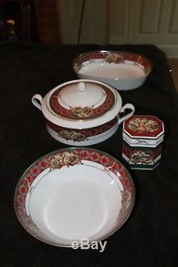 Noritake Royal Hunt Dinnerware. 16 EIGHT PIECE place settings and serving pcs