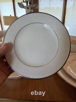 Noritake Sorrento 7565 Ivory China Dinner Set service for 12 plus serving pieces
