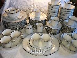 Noritake Sterling Cove 104 Pc China Dinnerware Service For 14 5 Pc Setting + Ext