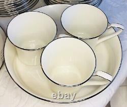 Noritake Sterling Cove 104 Pc China Dinnerware Service For 14 5 Pc Setting + Ext