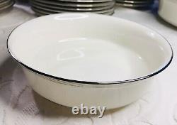 Noritake Sterling Cove 104 Pc China Dinnerware Service For 14 5 Pc Setting + Ext