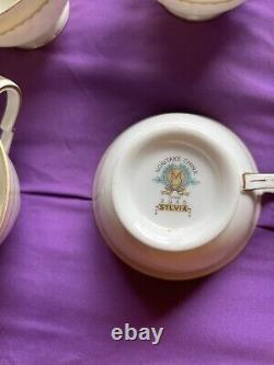 Noritake Sylvia 3945 Fine China Service for 11, 90 Piece Set