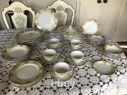 Noritake- The HINODE JAPAN China Dinnerware Set 45 Pieces -1940 s