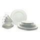 Noritake Whitehall 20-Piece Porcelain Dinnerware Set, Service for 4