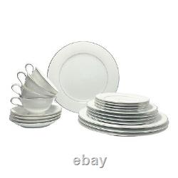 Noritake Whitehall 20-Piece Porcelain Dinnerware Set, Service for 4