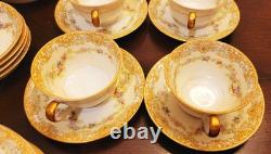 Nortake Loyalo China Set (1933 Antique) 63 Pieces Inc 6 Serving Pieces
