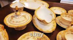 Nortake Loyalo China Set (1933 Antique) 63 Pieces Inc 6 Serving Pieces