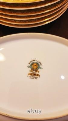 Nortake Loyalo China Set (1933 Antique) 63 Pieces Inc 6 Serving Pieces