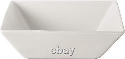 Nova Square 30 pc Dinnerware Set, Cream White