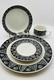 ONEIDA SHADOW MAJESTICWARE STONEWARE CHINA 16 Pcs 4 Pc Place Set Service for 4