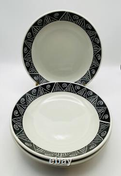 ONEIDA SHADOW MAJESTICWARE STONEWARE CHINA 16 Pcs 4 Pc Place Set Service for 4