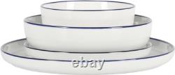 Oslo 16-Piece Porcelain Ceramic Chip & Scratch Resistant Dishes Oslo 16-Piece Porcelain Ceramic Chip & Scratch Resistant Dishes
