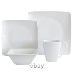 Overandback 32-Piece Squared Dinnerware Set